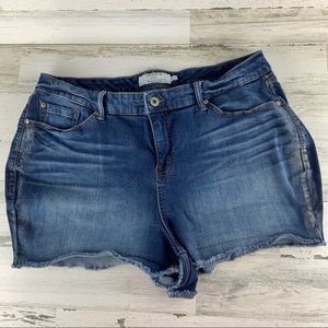 TORRID Blue Jean Shorts Size 22